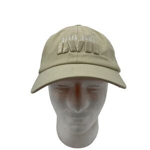 Superbowl LVII Hat Mens Adjustable Strap Beige Kansas City Chiefs 2022 Champs